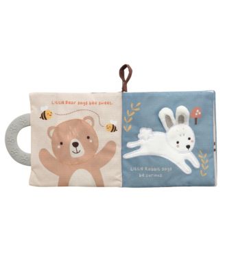 Woodland/Forest Developmental Soft Book & Bear Plush Toy Gift Set