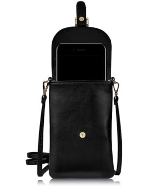 Emmie Leather Phone Crossbody Bag