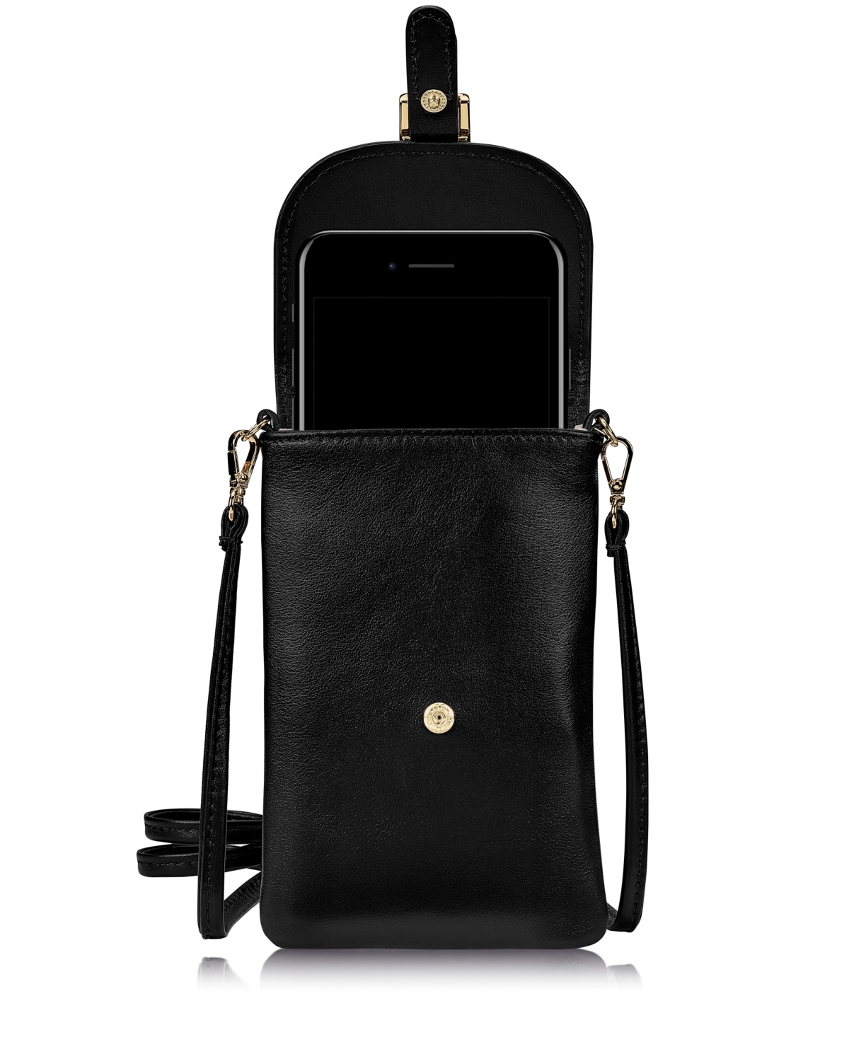 GiGi New York Emmie Leather Phone Crossbody Bag