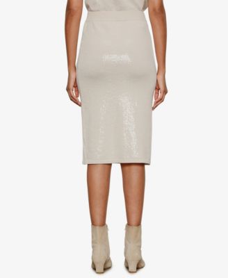 Women's Sparkle Sequin Pencil Skirt
