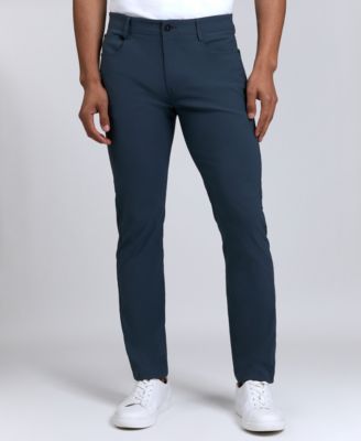 Kennth Cole Men's Slim-Tapered Fit Stretch Tech Pants 