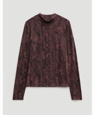 Women's Printed Long Sleeve Top