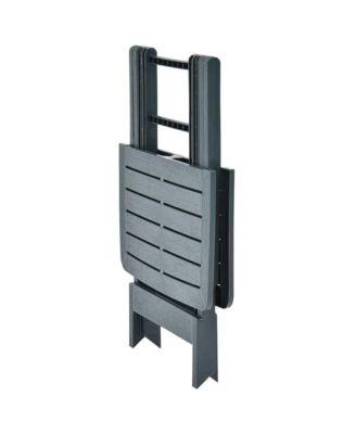 Garden Table Green Plastic Medium Foldable Garden Table