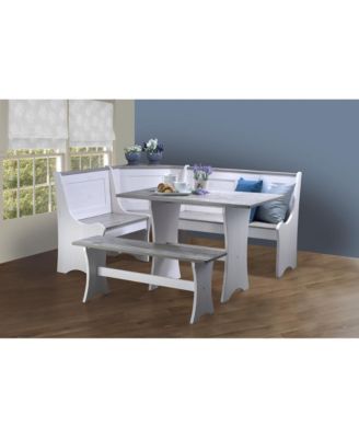 Parkside Greywash White Corner Nook