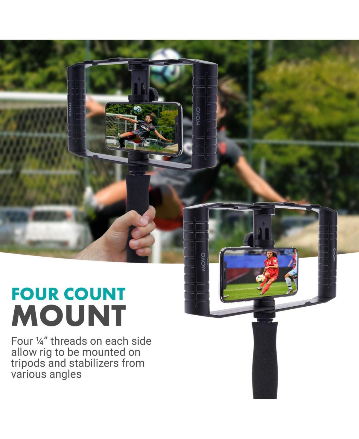 Movo Spr-20 Foldable Smartphone Video Rig Cage