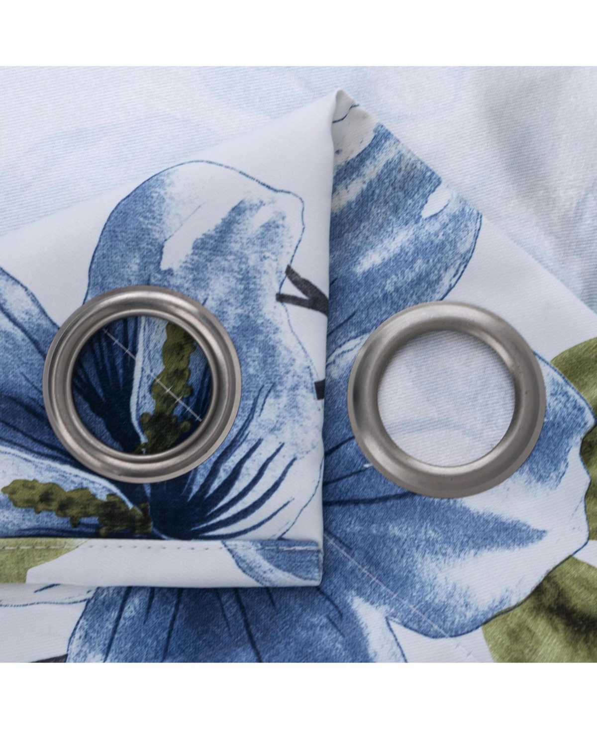 Rt Designer Collection April Printed Blackout Luxurious Decorative Grommet Curtain Panel 54" x 84