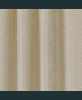 RT Designer Collection Cassi Shimmer Jacquard 2 Pack Grommet Curtain Panel Pair 36" x 84" Taupe