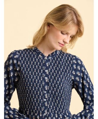 Women's Lark Long Sleeve Button Midi Dress