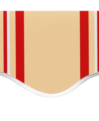 Replacement Awning Fabric Yellow and Orange