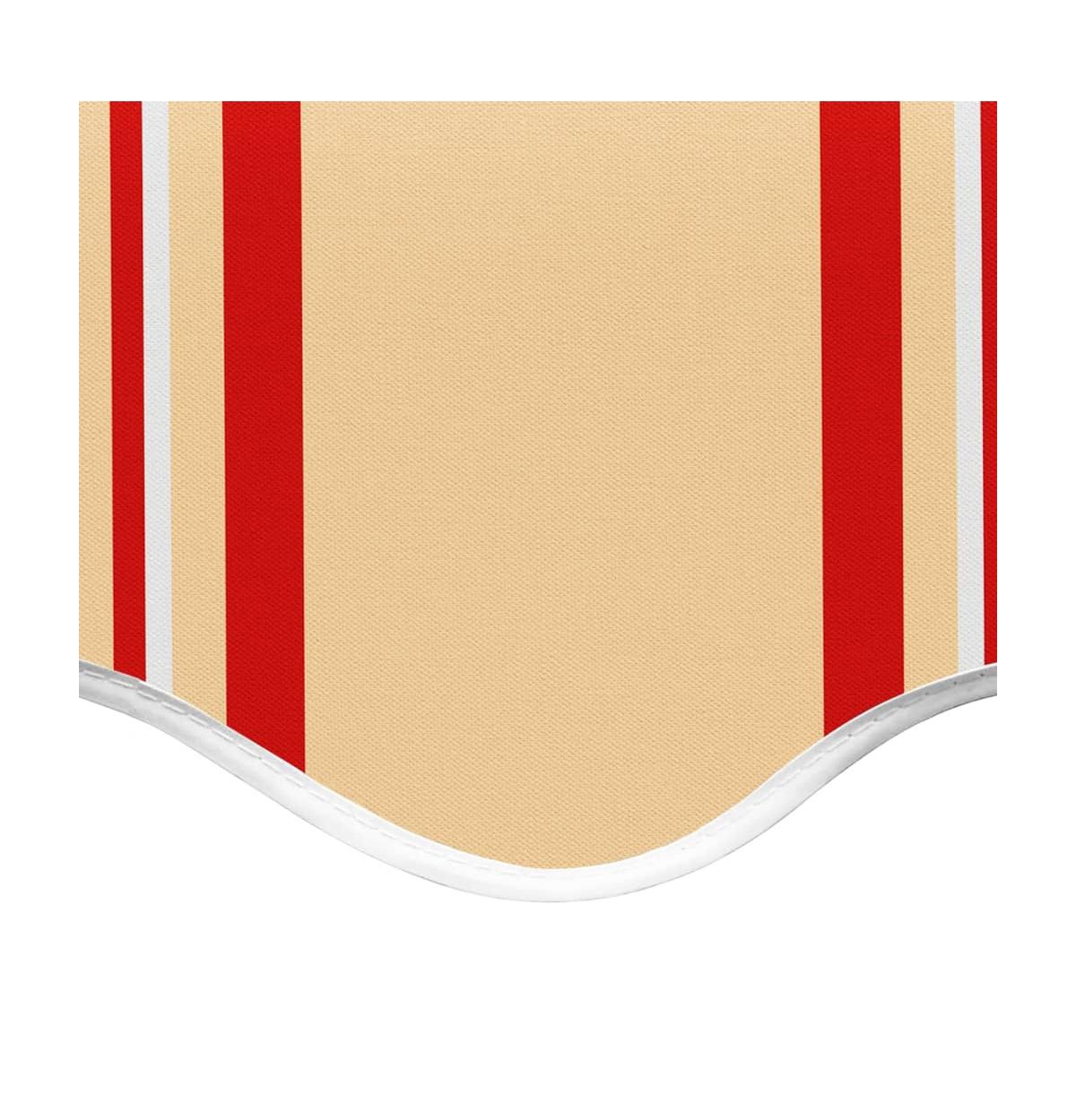 Replacement Fabric for Awning Yellow and Orange 9.8'x8.2'