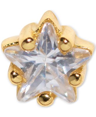 Teeniest Brightest Star Crystal Piercing Style Earring