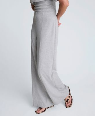 Women's Pin-Tuck Wide-Leg Pants