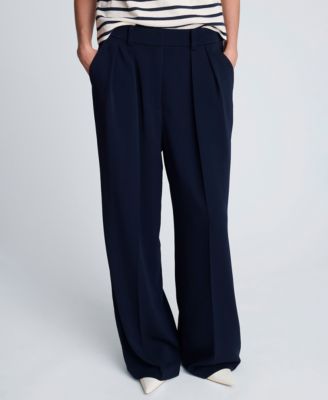 Women's Wide Leg Plaid Pant