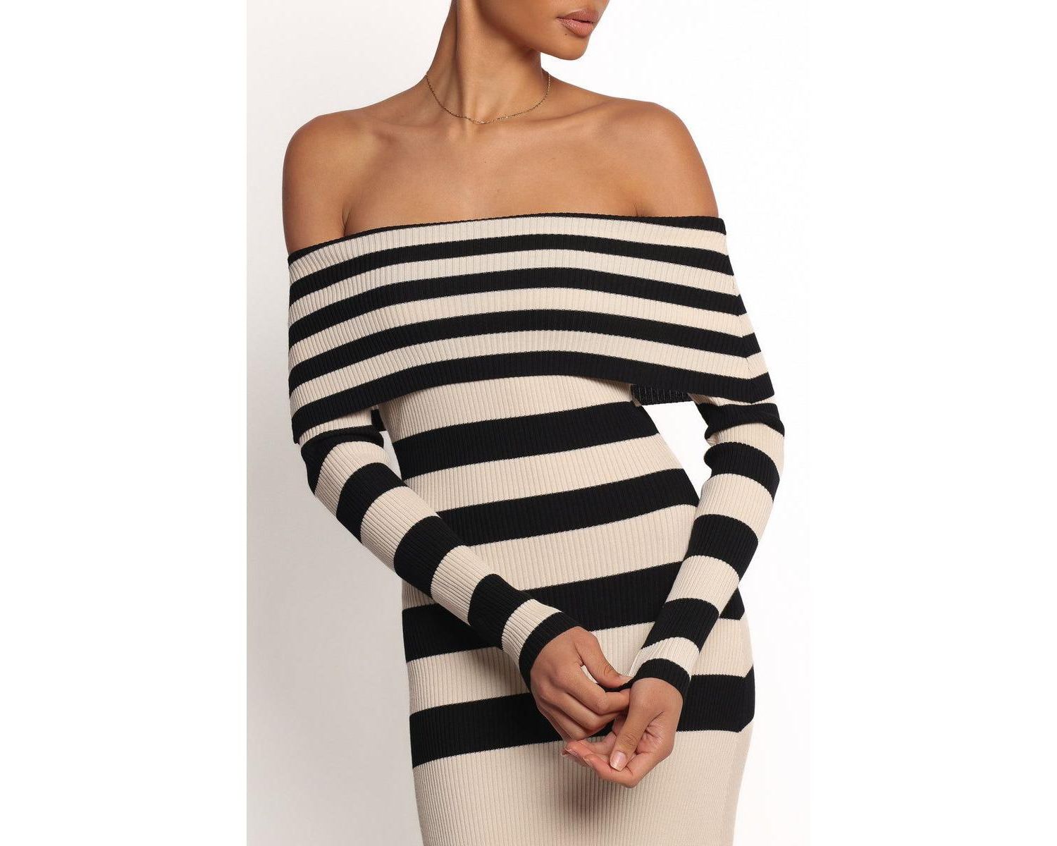 Women's Banks Off Shoulder Knit Dress
