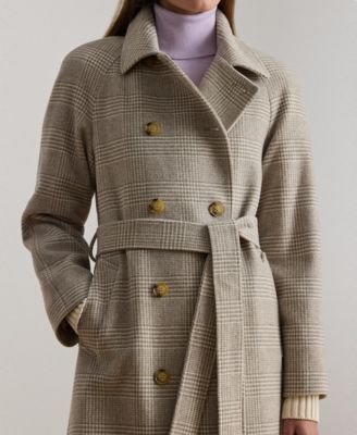 Women's Belted Design Long-Sleeve Coat