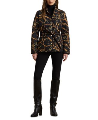 Women's Belted Quilted Jacket