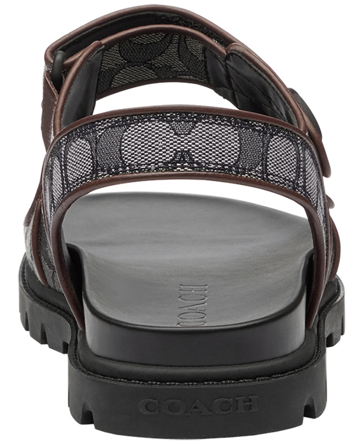 Coach Men's Signature Jacquard Platform Sandals
