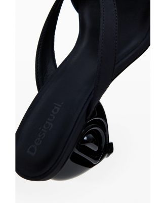 Women's Sandalia tacon corazon