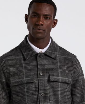 Men's Bold Power Plaid Print Jacket
