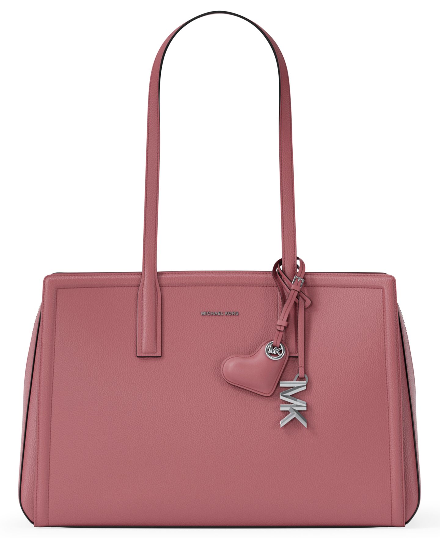 Женская сумка Michael Kors Heart Charm, цвет: Палисандровый — фото 3