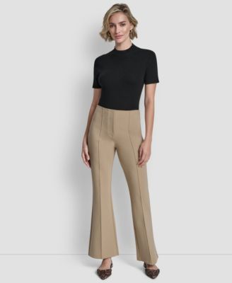 Women's Front Seam Flare Leg Pants