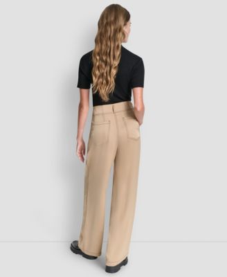 Women's Top Stitch Glazed Dressing Trousers