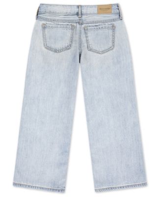 Girls Low-Rise Seamed Baggy Jeans