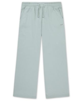 Girls' Essential Fleece Wide-Leg Pants
