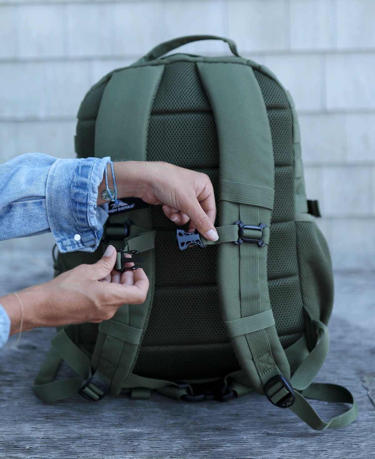 High Sierra Pathsetter 19" Backpack In Green