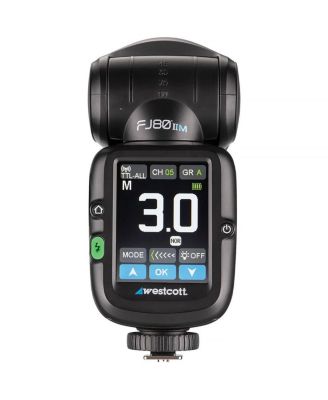 FJ80 II M 80Ws Universal Touchscreen TTL Speedlight Flash with Adapter for Sony Cameras