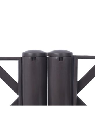  Poly Rattan Raised Bed Trellis with Removable Pots