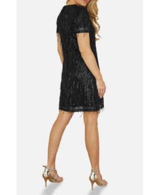 Women's Dripping Sequin Tunic Dress