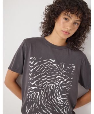 Women's Metallic Graphic T-Shirt