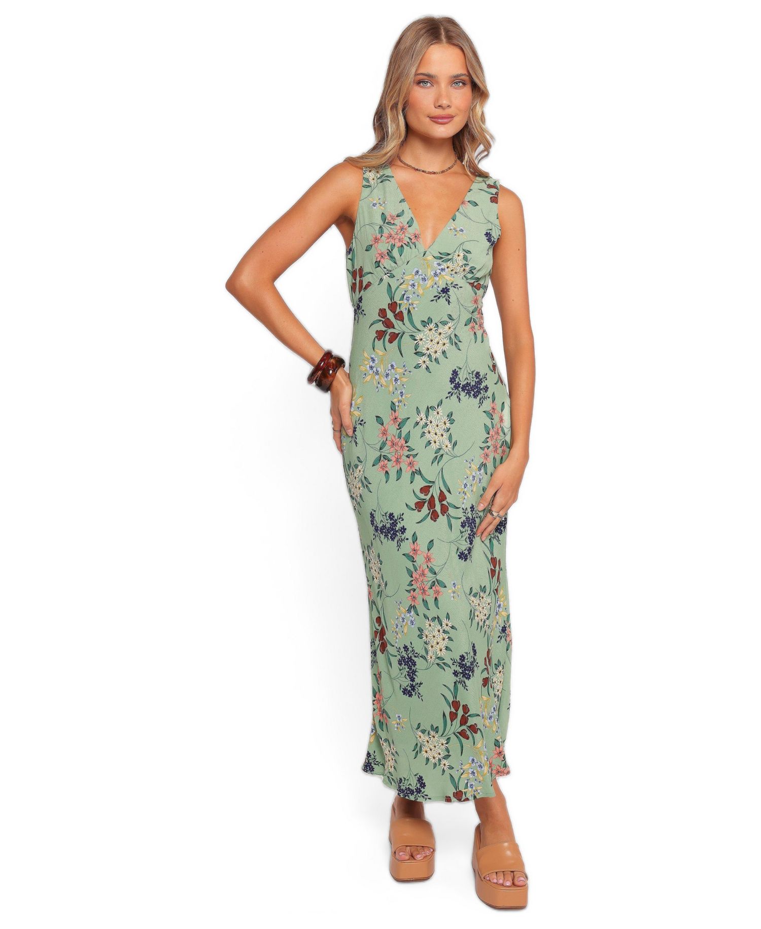 Women's Acilia Midi Dress - Sage Floral