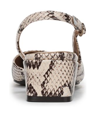 Women's Jayla Mid-Heel Square Toe Slingback Pumps