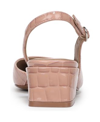 Women's Jayla Mid-Heel Square Toe Slingback Pumps