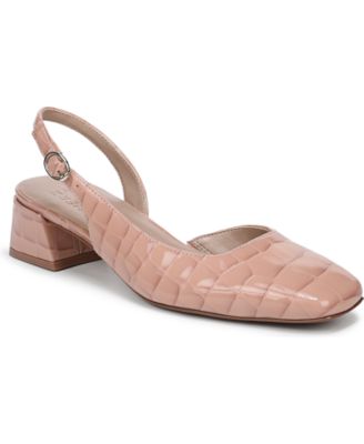 Women's Jayla Mid-Heel Square Toe Slingback Pumps