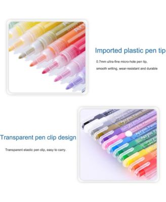 18 Colors Acrylic Paint Pens Mar 18 Colors Acrylic Paint Pens Markers, Lightfastness Paint Markers for Rock Painting Waterproof - Art Supplies