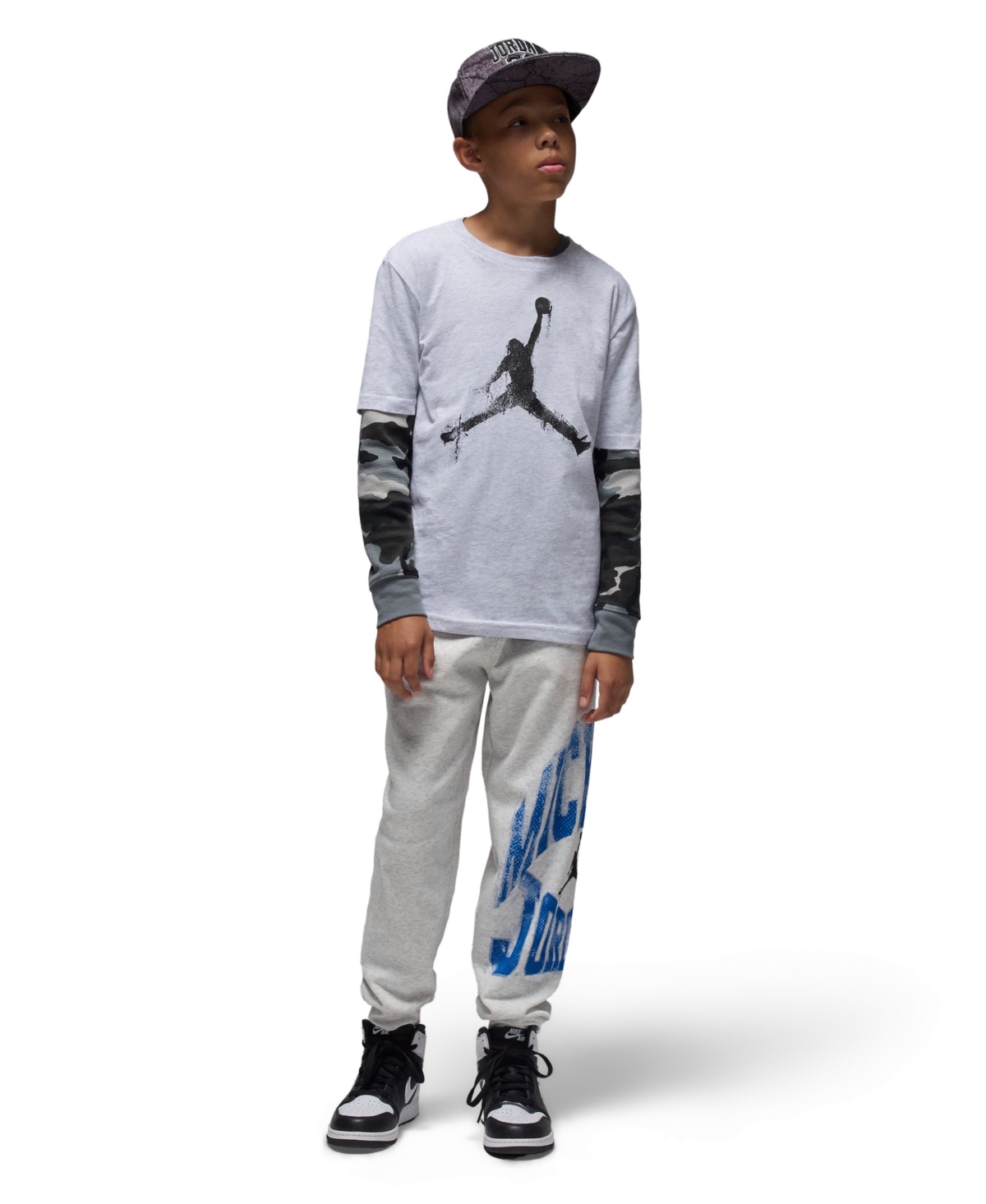 Jordan Boys 8-20 Jump Man Short Sleeve T-Shirt