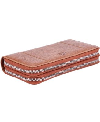 Fifth Avenue RFID Secure Double Zipper Wallet