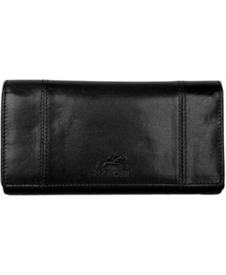 Pelle D'oro RFID Secure Quad Fold Wallet