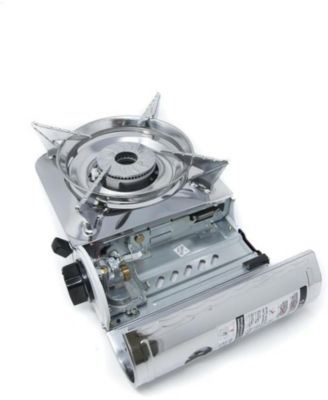 Emergency Gear Camping Mini Butane Portable Gas Stove with Carrying Case