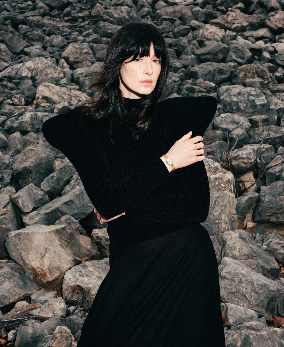 Breda Women's 'Jane Revival' Gold Stainless Steel Bracelet Watch, 18mm