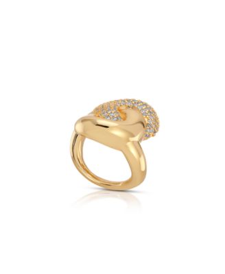 Gold Plated Love Me Knot Ring