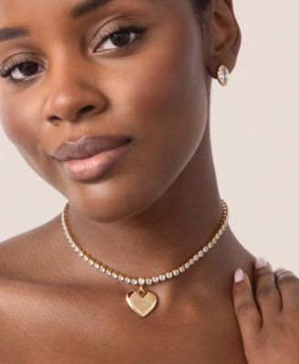 Luminous Love Tennis Necklace