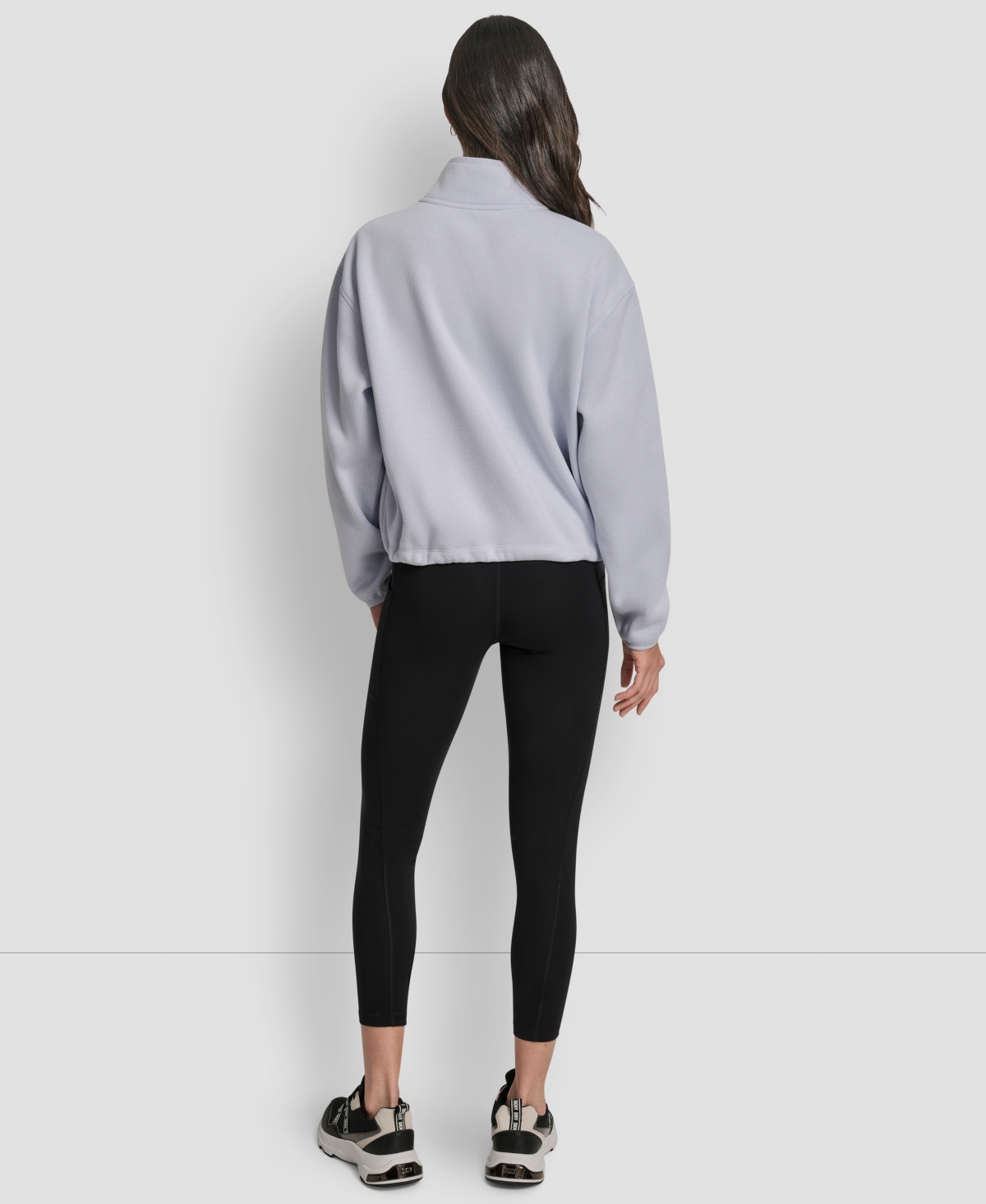Dkny Women's Half-Zip Long-Sleeve Sweater