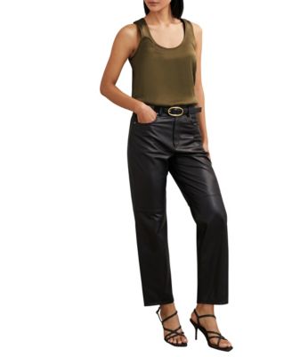Women's Silk-Front Cami Top