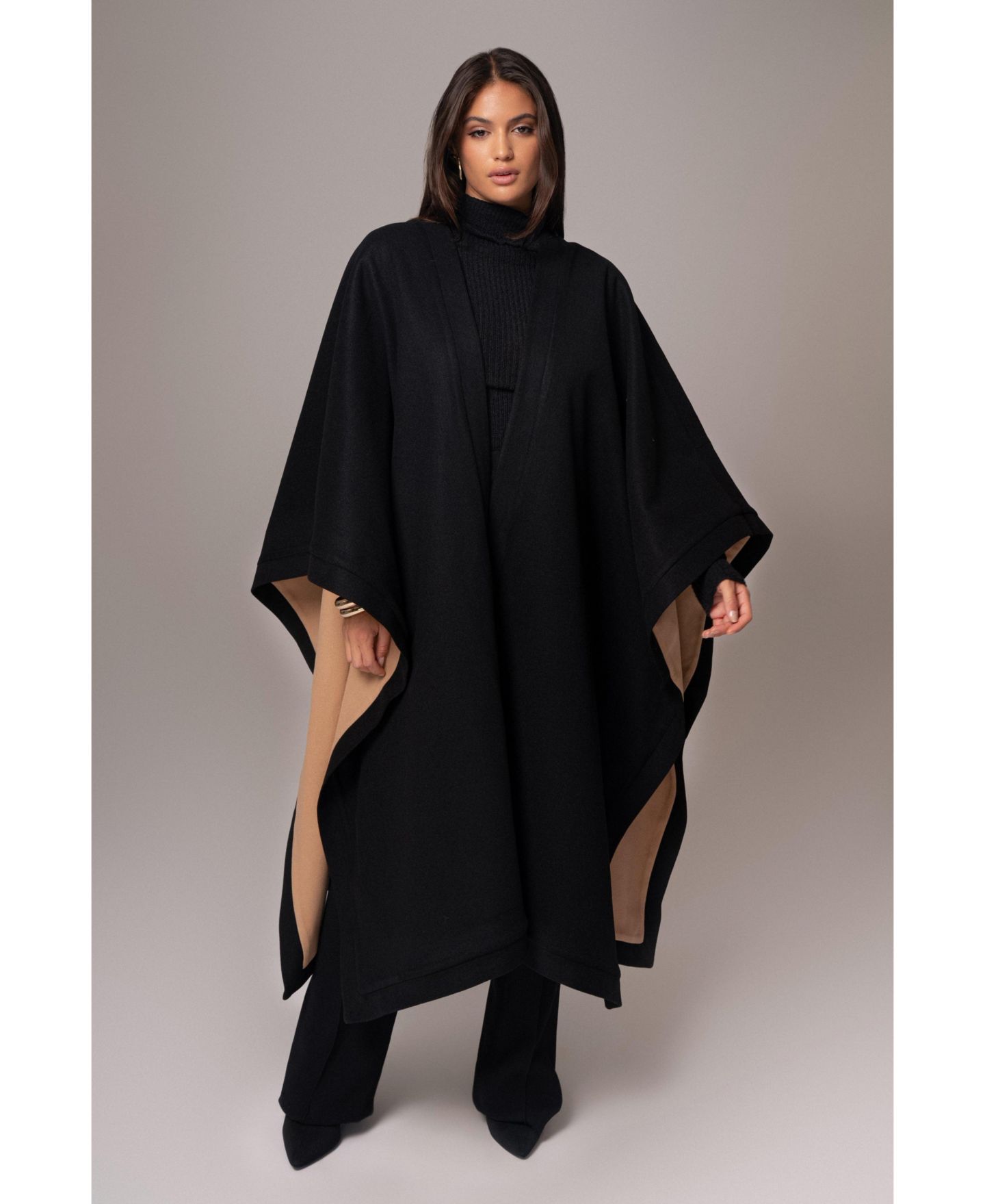 JLUXLABEL Women's Park City Reversible Shawl, цвет: Бежевый — фото 5