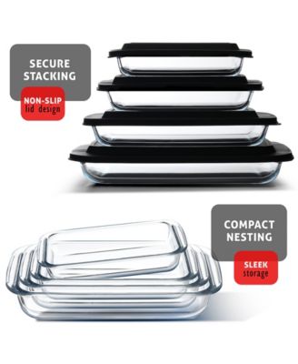 Casserole 8-Pc. Rectangular Container Set