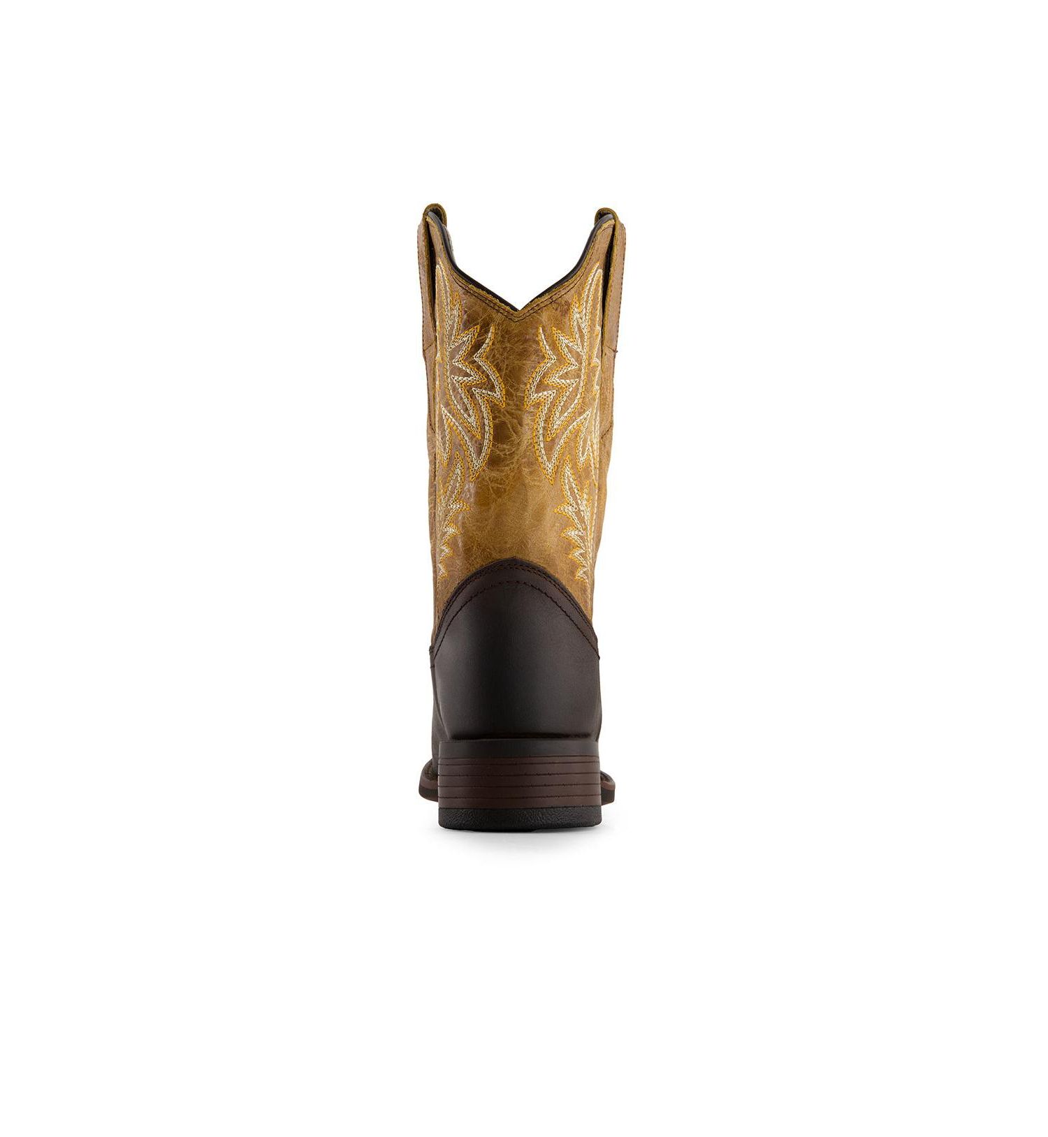 Men's Leather Cowboy Boots Bicolor